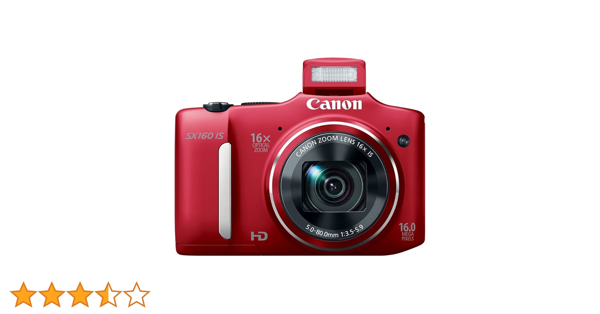 Canon PowerShot SX160 is 16.0 MP Digital Camera with 16x